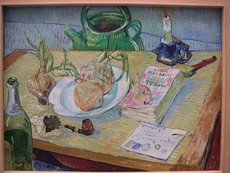 Vincent Van Gogh Still life with a plate of onions China oil painting art